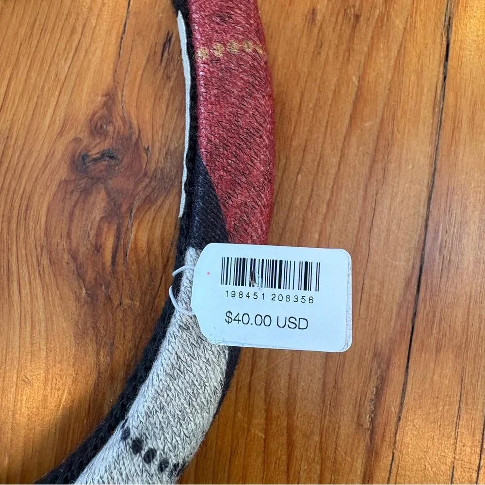 Free People x Ariana Ost Serena Hard Headband New NWT black grey red holiday